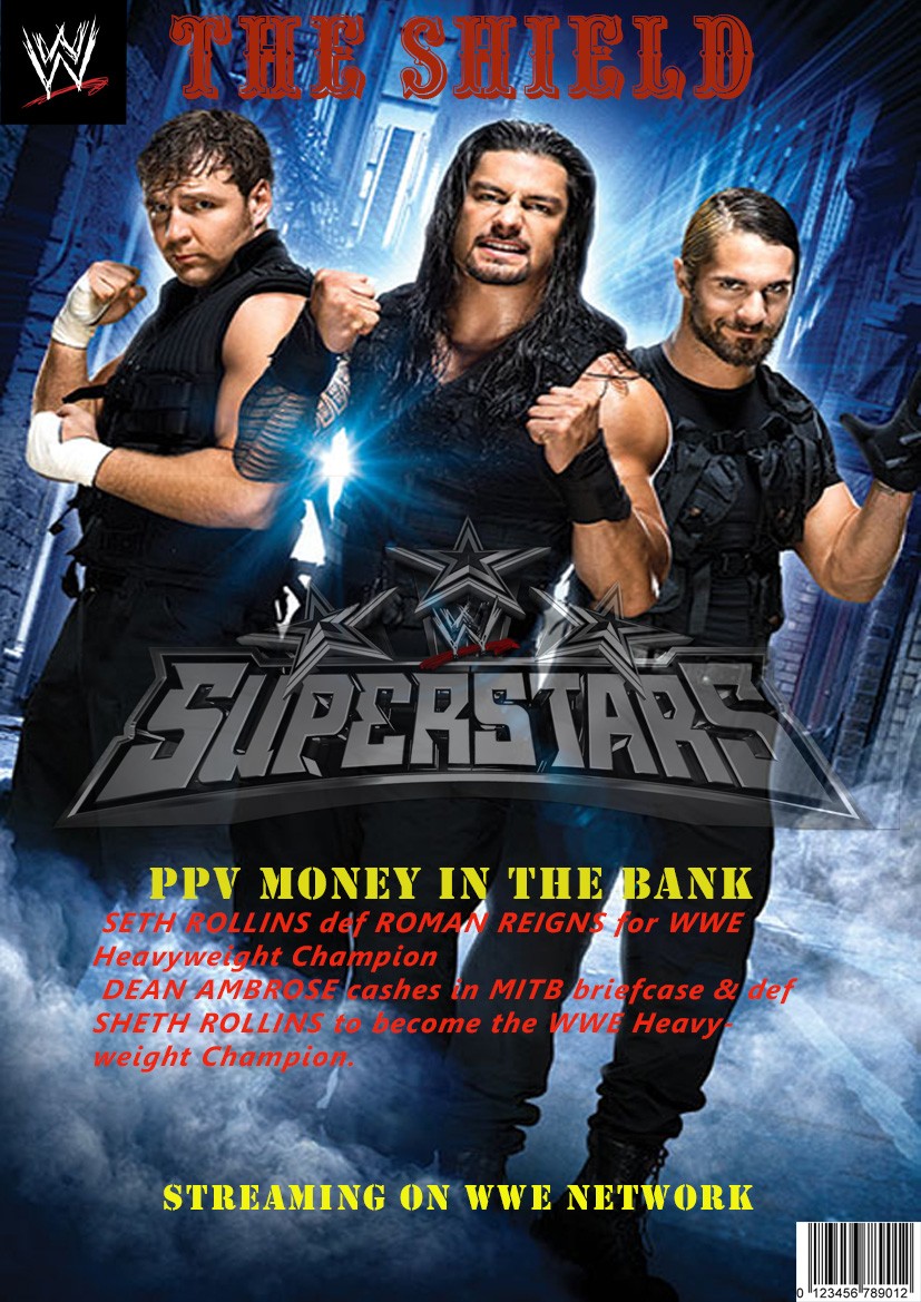 Bìa tạp chí WWE về nhóm The Shield