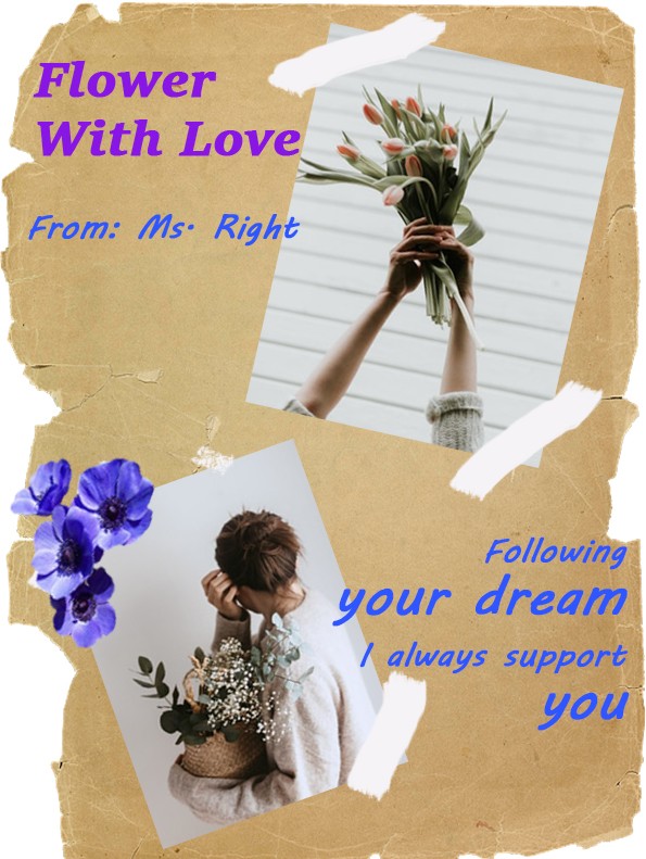 Flower with love- A GIFt