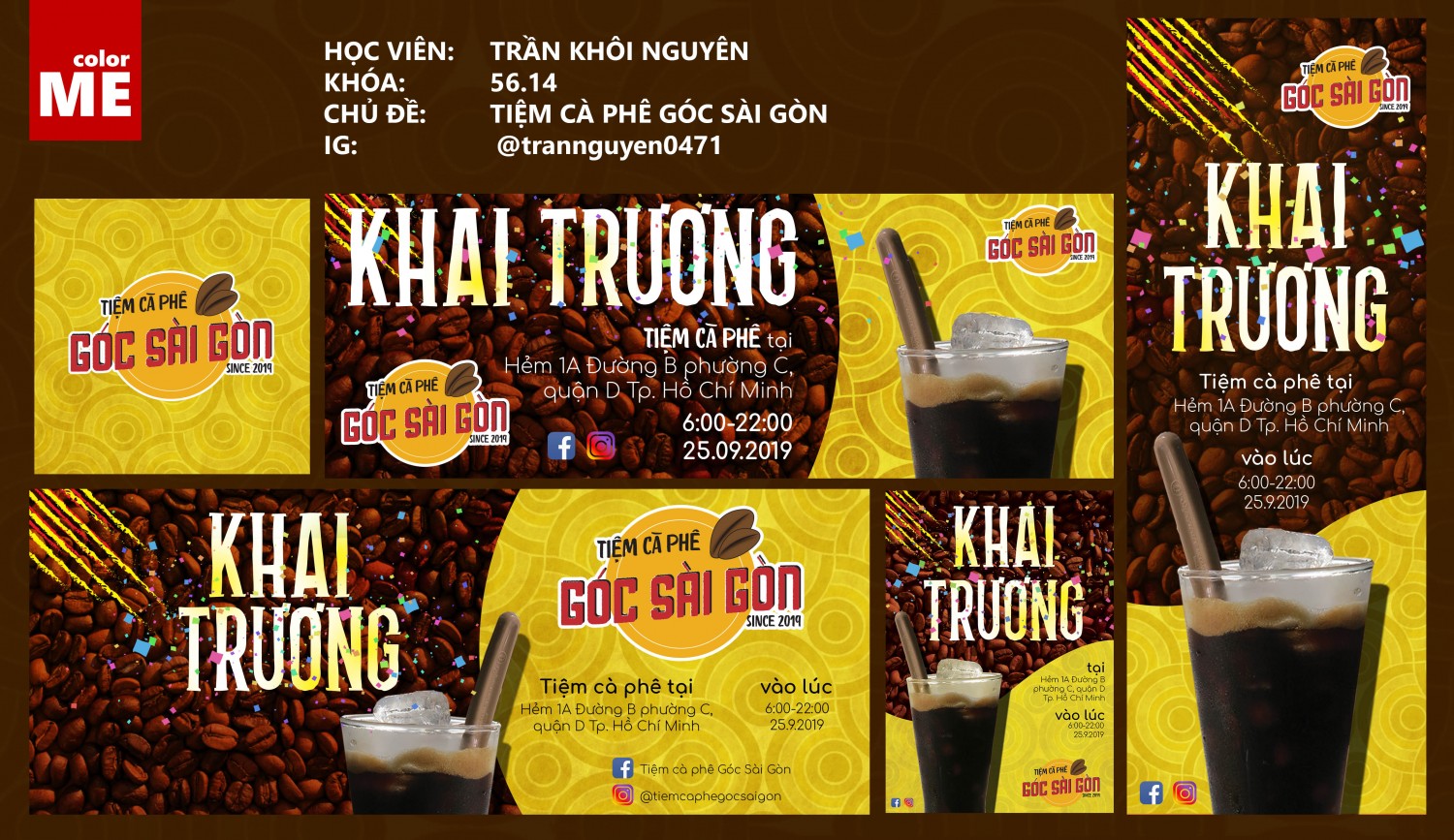 Khai Trương Tiệm Cà Phê Góc Sài Gòn <3