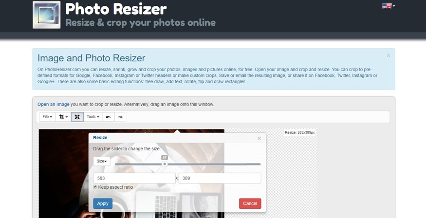 7 công cụ resize ảnh online cực nhanh bạn không thể bỏ qua