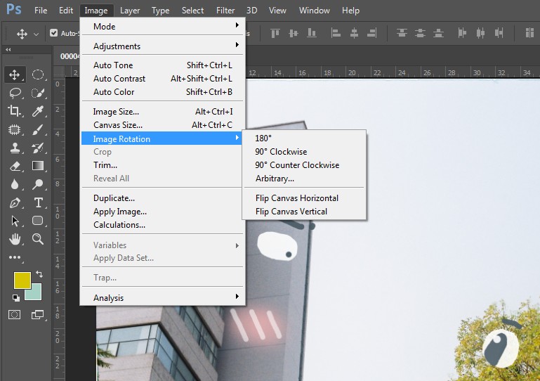 3 cách xoay hình ảnh trong Photoshop cực nhanh