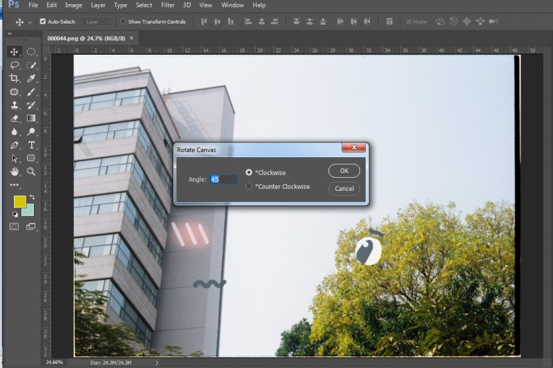 3 cách xoay hình ảnh trong Photoshop cực nhanh
