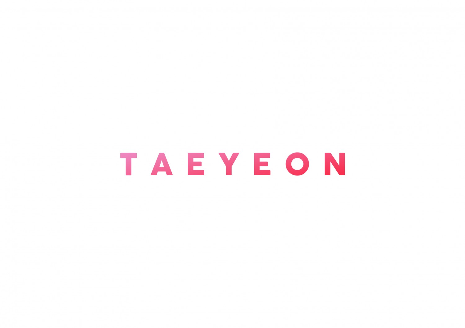 Taeyeon lookbook Layout