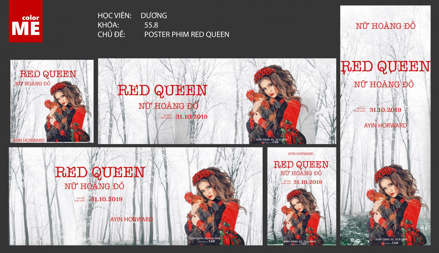 BTCK - Poster phim Red Queen