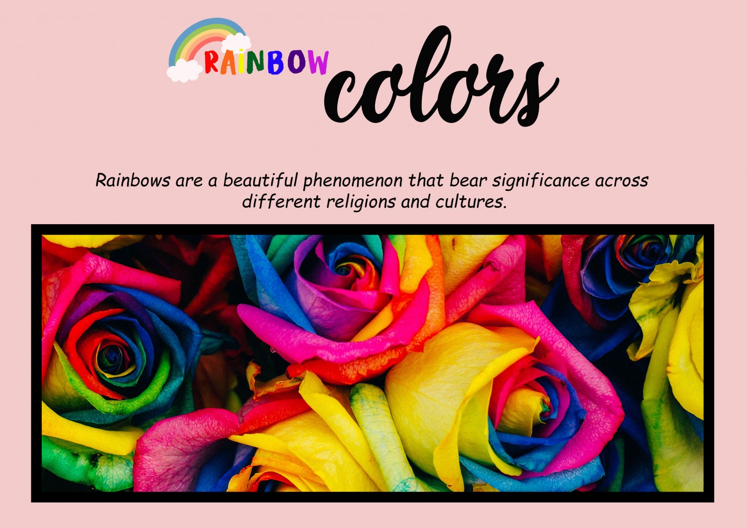 RAINBOW COLORS