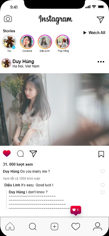 Design Instagram