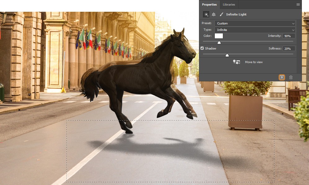Tạo bóng trong Photoshop với kỹ thuật 3D nâng cao