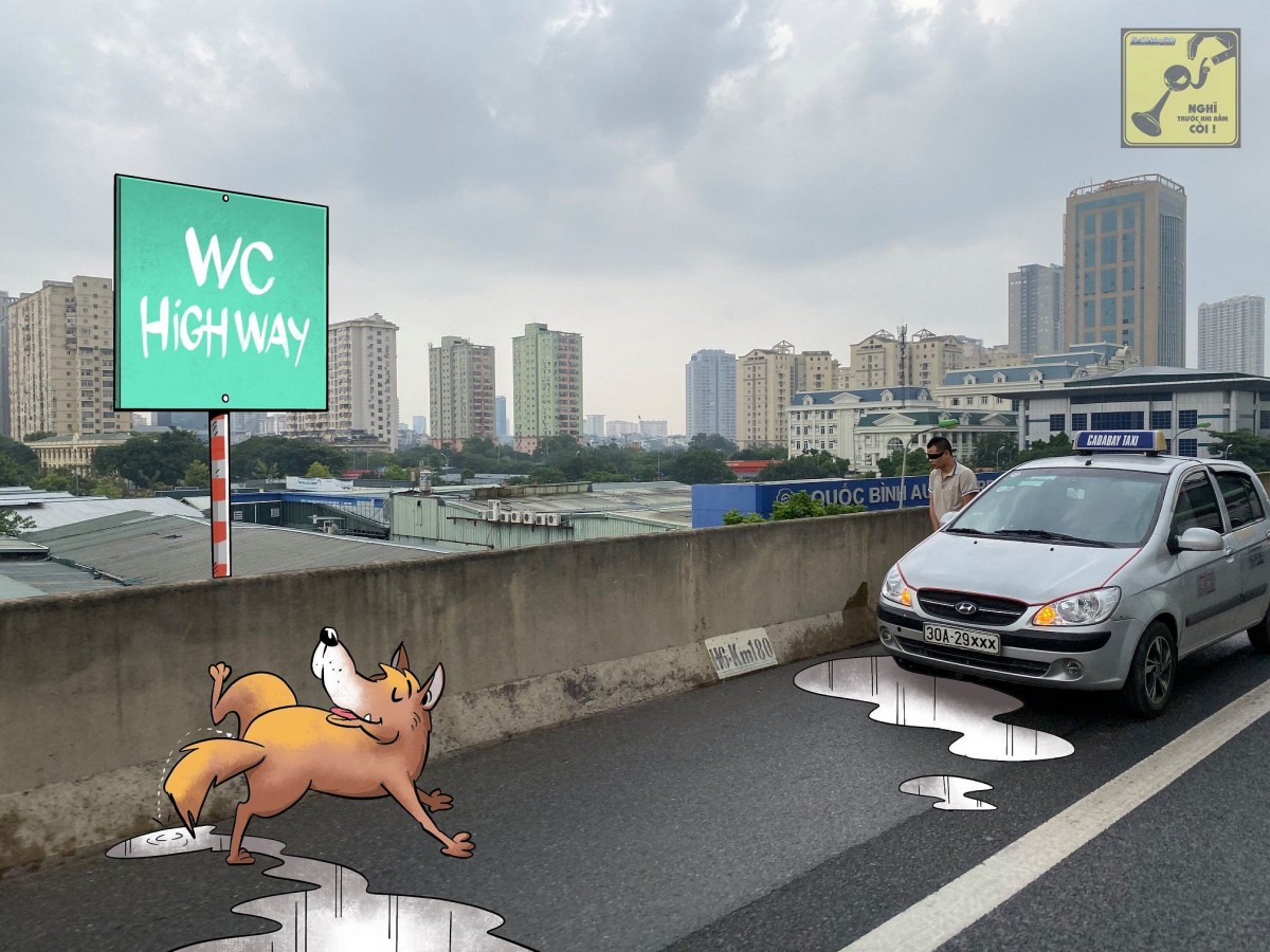Bộ ảnh minh hoạ “Giao thông ở xứ sở diệu kỳ” về đường phố Việt Nam