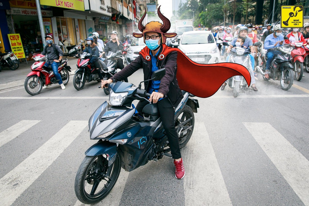 Bộ ảnh minh hoạ “Giao thông ở xứ sở diệu kỳ” về đường phố Việt Nam