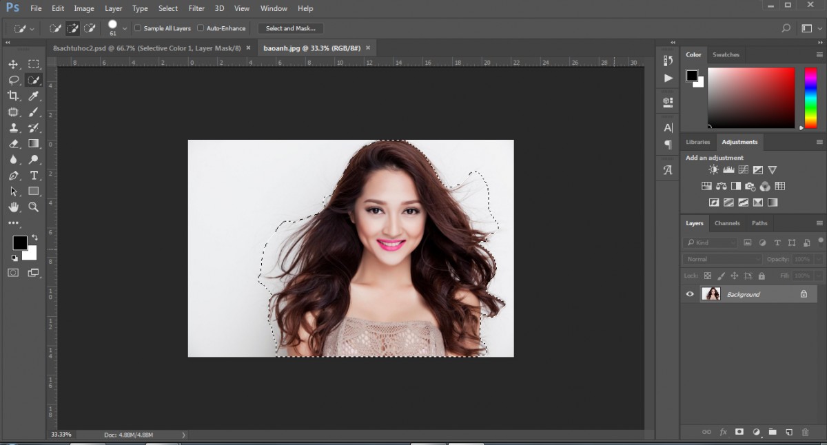 Tách tóc khỏi nền trong Photoshop không khó như bạn nghĩ