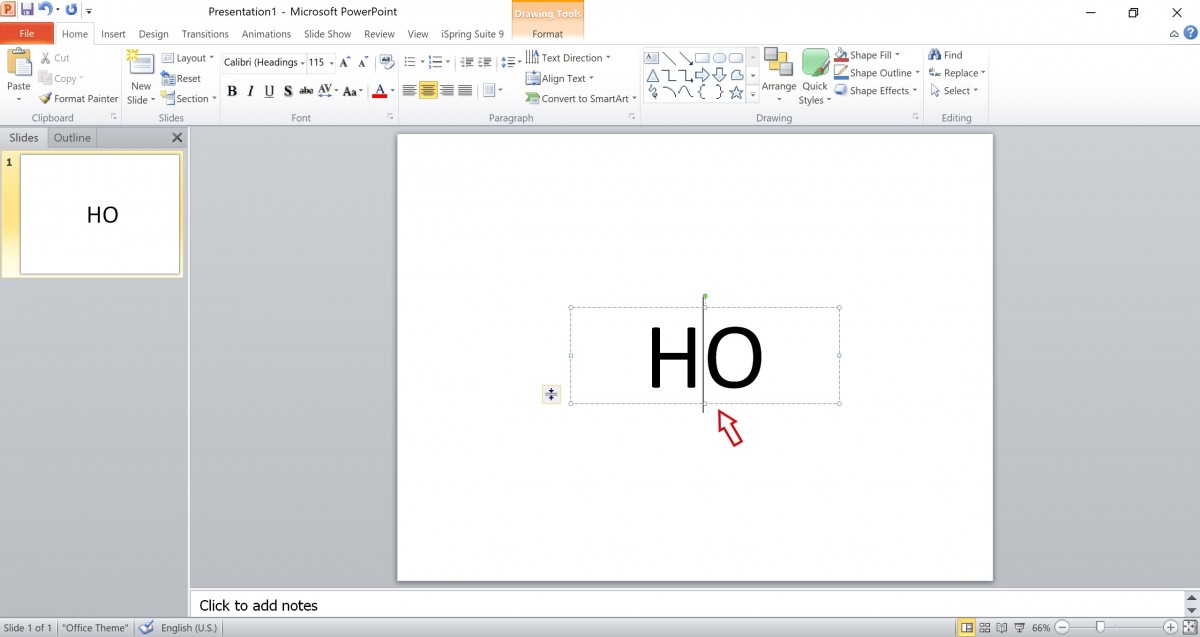 3 cách viết chỉ số dưới trong Powerpoint 2010 tốn chưa đầy 5 giây