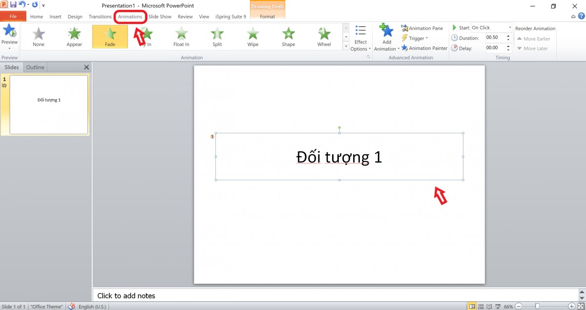 Tuyệt chiêu tạo nhiều hiệu ứng cho 1 đối tượng trong powerpoint 2010 thật dễ dàng