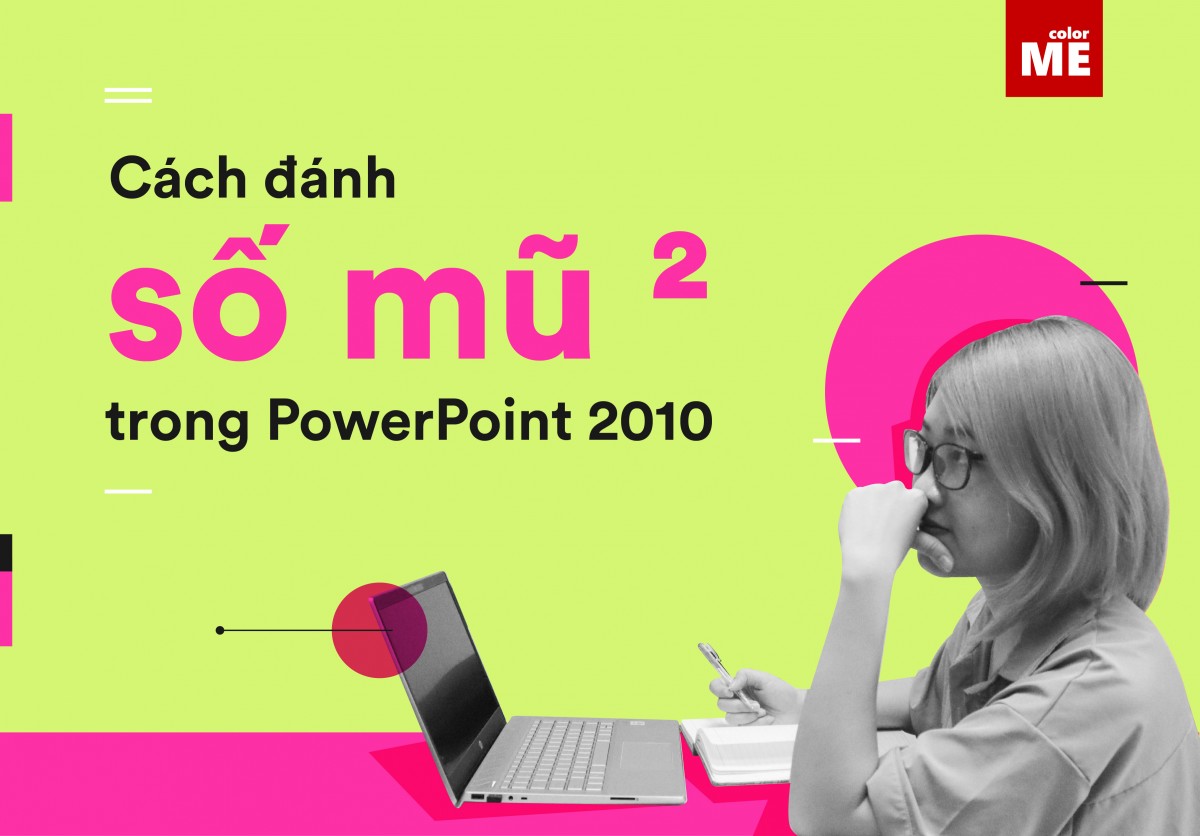 3 cách đánh số mũ trong Powerpoint cực đơn giản