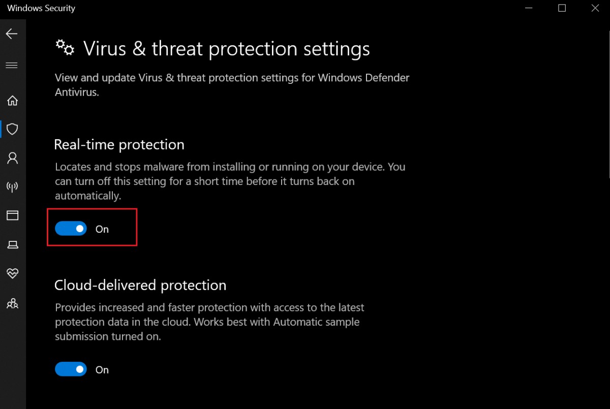 Hướng dẫn cách tắt Windows Defender trên Windows 10