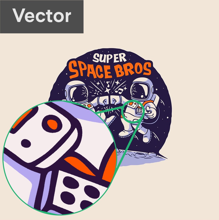 Điểm khác biệt giữa ảnh vector và ảnh raster
