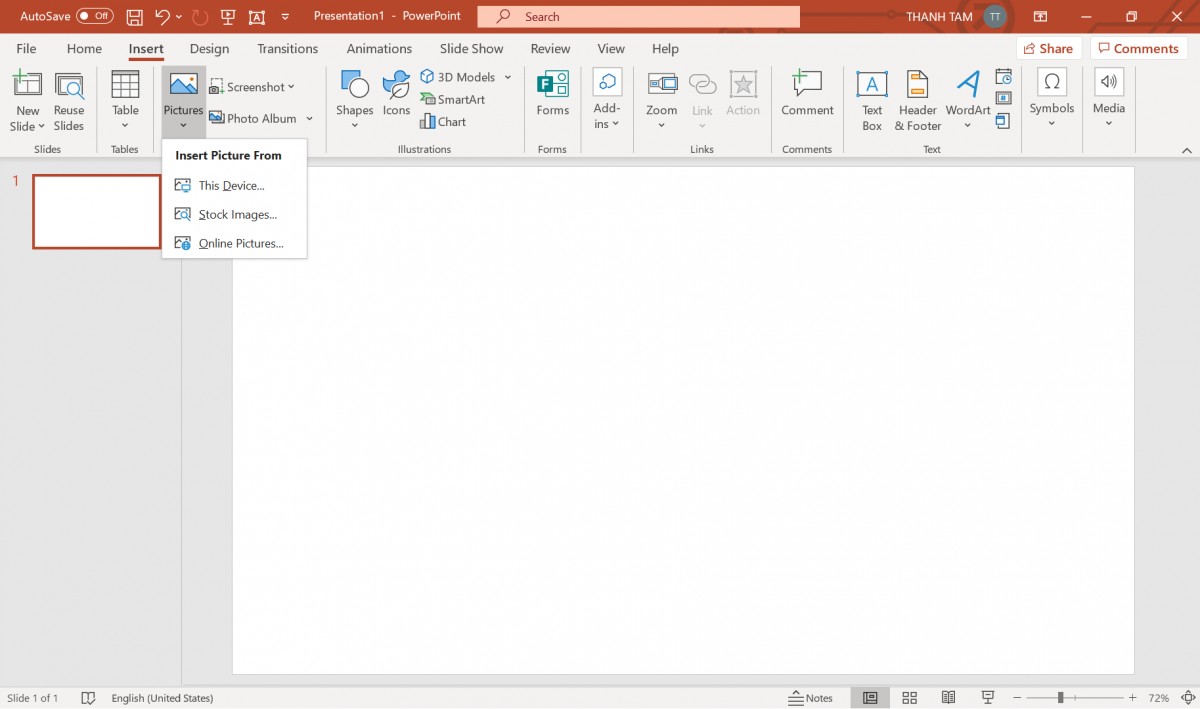 Cách chèn chữ vào ảnh trong PowerPoint