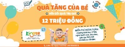 Banner for a Montessori school