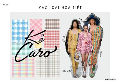 CÁC LOẠI HỌA TIẾT KẺ CARO