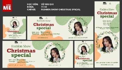 Bài cuối kì - Vũ Mai Chi: Ấn phẩm truyền thông: Fashion Show Christmas Special