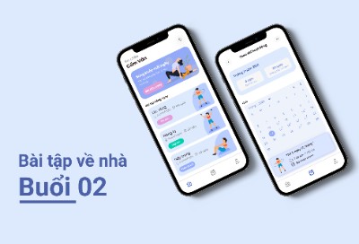Thiết kế mới 02 màn hình mobile có chứa Card
