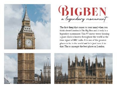 Magazine Layout - London
