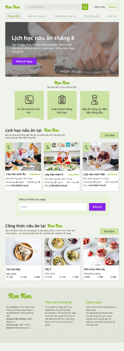 Landing page