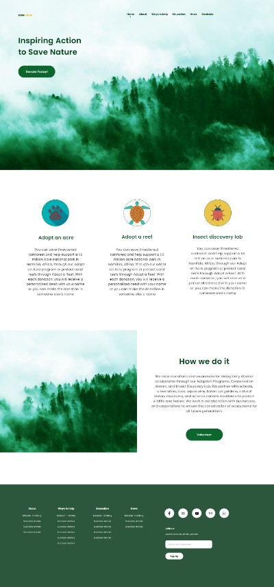 BTVN 4 Landing page