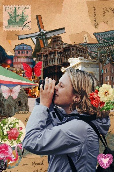 Bài tập Collage và I am Brush - Mỹ Duyên