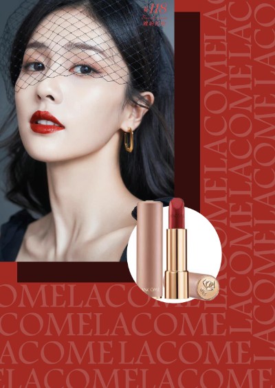 layout lipstick
