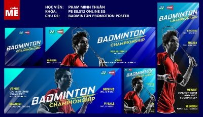 BADMINTON PROMOTION POSTER