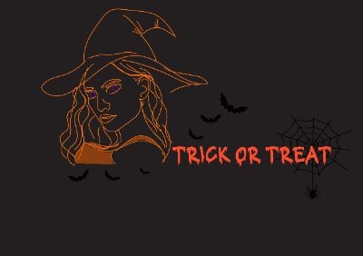 Bai tap giua ki - Halloween postcards