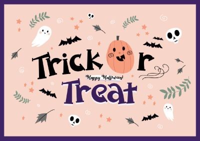 Postcard Halloween