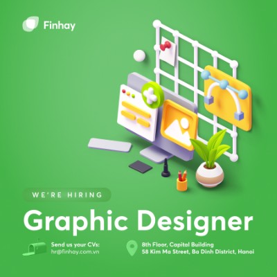[HN] Finhay tìm kiếm Graphic Designer từ 1 năm kinh nghiệm
