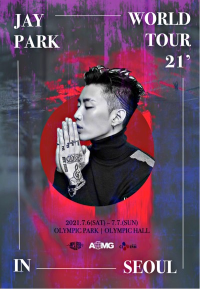 Jay Park World Tour 2021 Poster