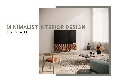 Bài giữa kỳ (layout design) - Minimalist Interior Design