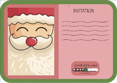 Christmas Invitation Poster by Tuyet Anh