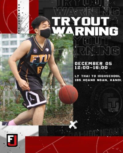 Poster Tryout Basketball