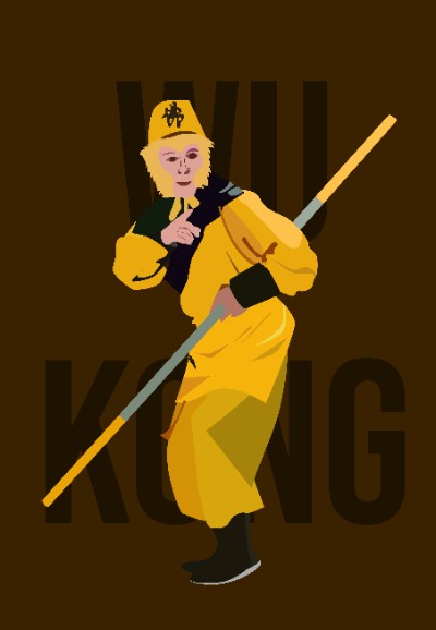 #Day9: Illustrator Challenge - WuKong