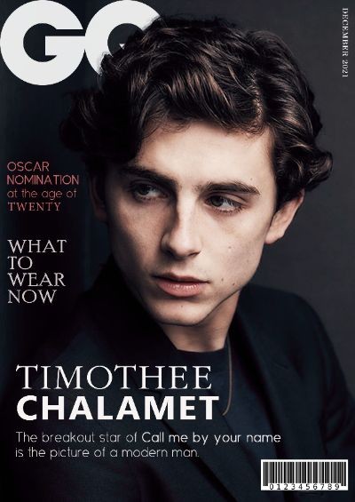Homework Day 2 - Magazine cover