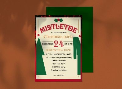 BTVN 4: Christmas invitation card