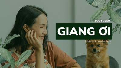 Youtuber Giang ơi