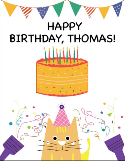 Hppy Birthday card